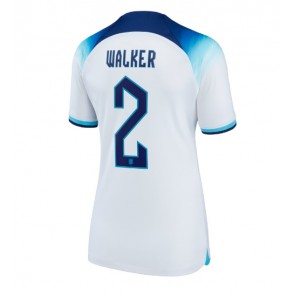 Lacne Ženy Futbalové dres Anglicko Kyle Walker #2 MS 2022 Krátky Rukáv - Domáci